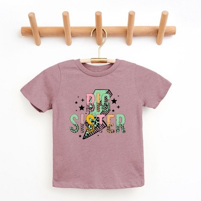 The Juniper Shop Big Sister Lightning Bolt Youth Short Sleeve Tee