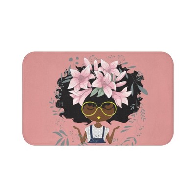 Pardon My Fro 30" x 20" Microfiber Plush Bath Mat