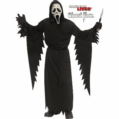 Kids Scream IV™ Ghost Face® Black Robe with Aged Mask Costume