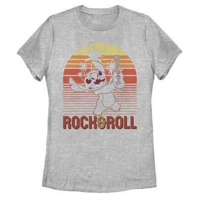 Womens Lilo & Stitch Rock & Roll Sunset T Shirt