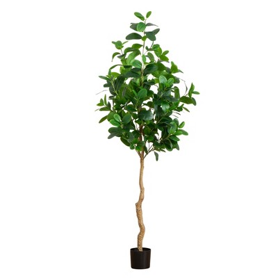 Nearly Natural 7-ft Artificial Audrey Ficus Tree