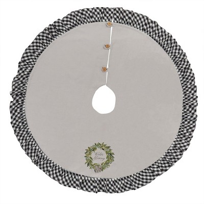 Park Designs Gray Winter Blessings Tree Skirt 52''