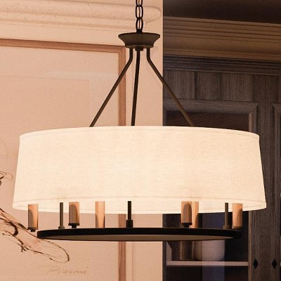 Urban Ambiance Luxury Cosmopolitan Chandelier,  22.375"H x 24"W,  Olde Bronze Finish, UHP2183