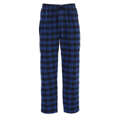 Gioberti Men's Yarn-Dye Brushed Flannel Pajama Pants, Elastic Waist