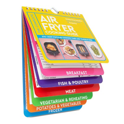 The Complete Air Fryer Cooking Guide - (Air Fryer Cookbook) by  Sam Milner & Dom Milner (Spiral Bound)