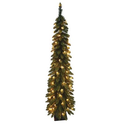 Santa's Workshop Inc. 84" Pencil Slim, 200 UL Lights