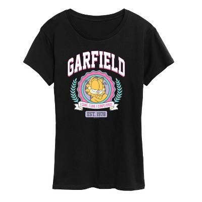 Women's - Garfield - Collegiate I Came I Saw I Complained Short Sleeve Graphic T-Shirt