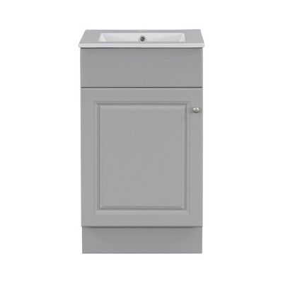 Christopher Knight Home Katniss Modern 18"  Bathroom Vanity with Ceramic Sink and Adjustable Shelf