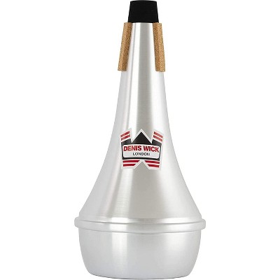 Denis Wick Trombone Straight Mute - Aluminum Mute for Trombone - Accessories for Brass Instruments - Low Tone Register - 3.9 x 6.3 x 1.6"