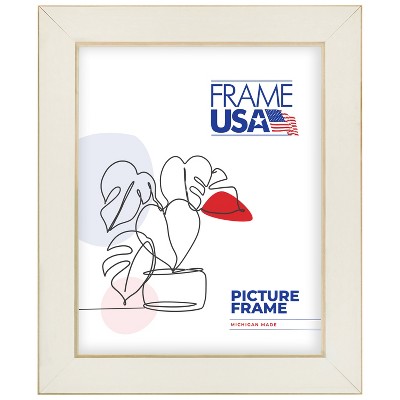 Clean Cut Off-White Single Image Picture Frame