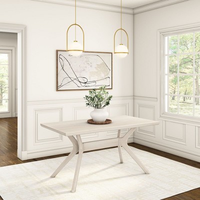 Plank+Beam Verso Rectangular Dining Table, 60" Solid Wood Kitchen & Dining Room Table