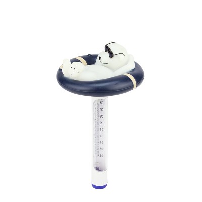 Northlight 8.25" Polar Bear Floating Swimming Pool Thermometer