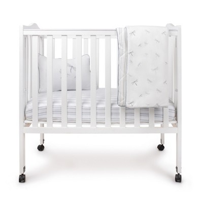 Ely's & Co. - Butterfly/Dragonfly & Stripe Crib Bedding Set