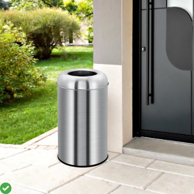 Slim Open Top Trash Can 50L/70L Narrow Kitchen Garbage Bin with Removable Inner Wastebasket