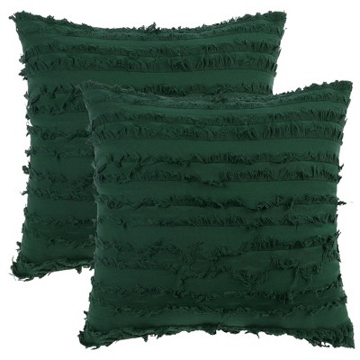 Unique Bargains Couch Sofa Bed Decorative Cotton Side Zipper Throw Pillow Covers 2 Pcs