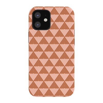 June Journal Triangular Lines in Terracotta Tough iPhone Case - Society6