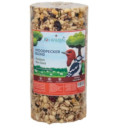 JCS Wildlife Woodpecker Blend Premium Bird Seed Small Cylinder, 2 lb