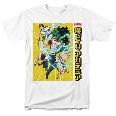 My Hero Academia Class 1A Heroes Adult T-Shirt White