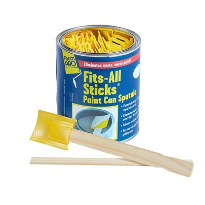 Foam Pro Fits-All Sticks Yellow Plastic Paint Spatula (Case of 60)