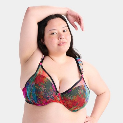 Parade Women's Silky Mesh Flutter Strap T-Shirt Bra