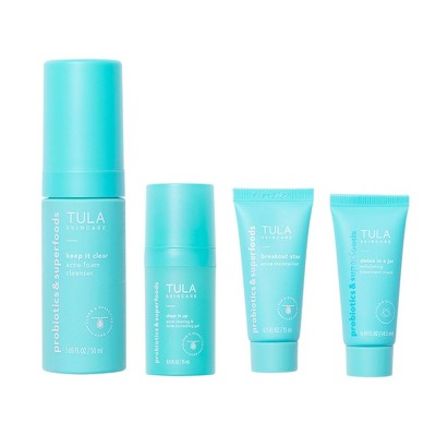 TULA SKINCARE Clear Skin Starters Travel-Size Acne & Blemish Fighting Kit - Ulta Beauty