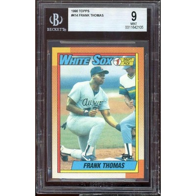 Frank Thomas Rookie Card 1990 Topps #414 BGS 9