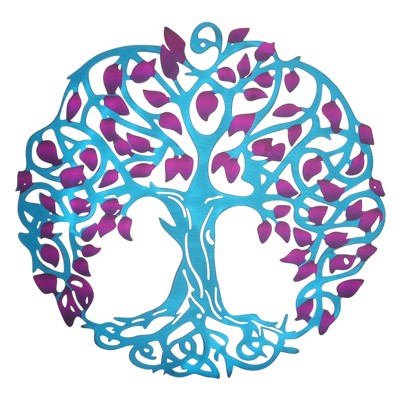 Unique Bargains Nature-Inspired Metal Durable Intricate Design Tree Leaf Wall Sculptures