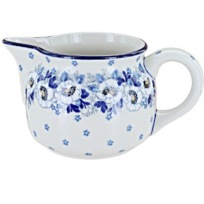 Blue Rose Polish Pottery 54 Ceramika Artystyczna Small Pitcher