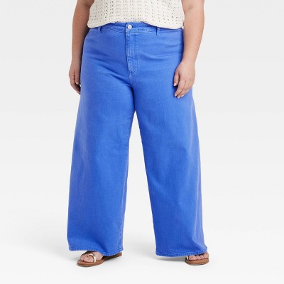 Women's High-Rise Sailor Wide Leg Ankle Jeans - Universal Thread™