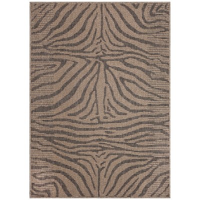 Liora Manne Monaco  Indoor/Outdoor Area Rug  Taupe..
