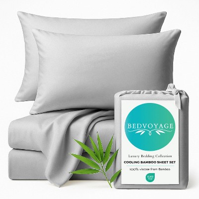 BedVoyage 300 Thread Count Luxury 100% Viscose from Bamboo Bed Sheet Set