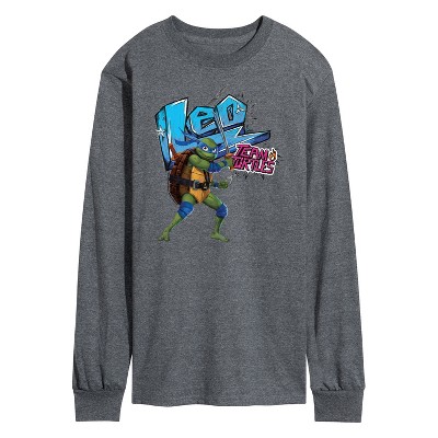 Men's - Teenage Mutant Ninja Turtles - Leonardo AKA Leo Long Sleeve Graphic T-Shirt