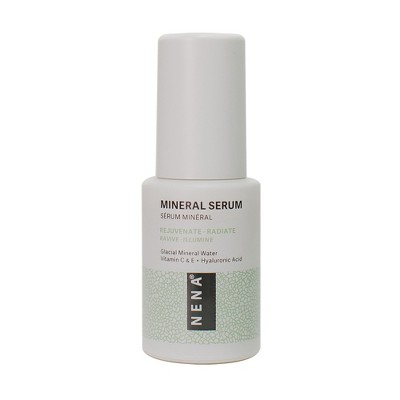 NENA Skincare Mineral Serum - Brightening Hyaluronic Acid Face Serum with Vitamin C - 1 oz