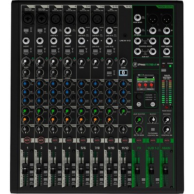 Mackie ProFX12v3+ 12-Channel Analog Mixer With Enhanced FX, USB Recording Modes and Bluetooth