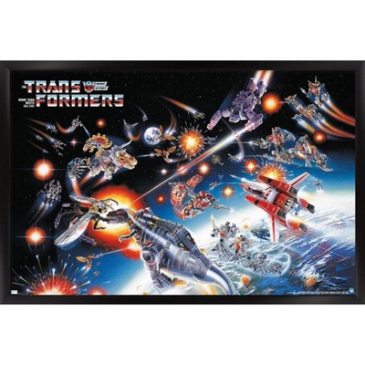 Trends International Hasbro Transformers - 1985 Key Art Framed Wall Poster Prints