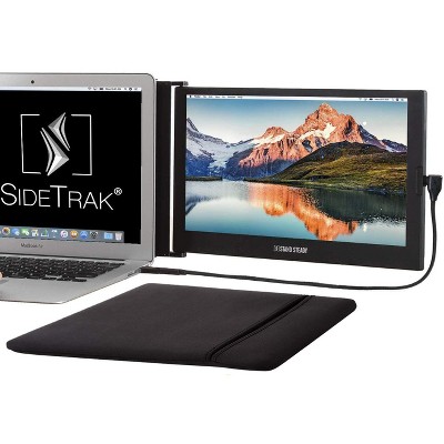 SideTrak Slide 12.5" Attachable Portable Monitor for Laptop with Case - IPS Full HD 1080p USB Display - Black