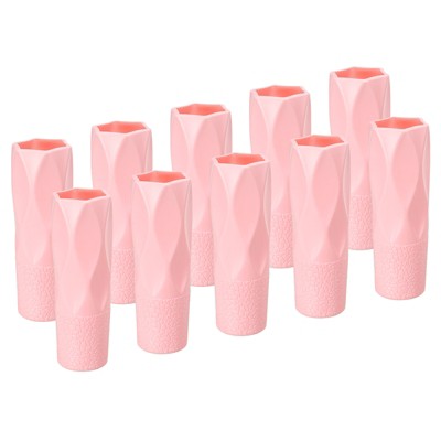 Unique Bargains Unique Minimalist Elegant Floral Plastic Flower Vases for Home Decor 10 Pcs
