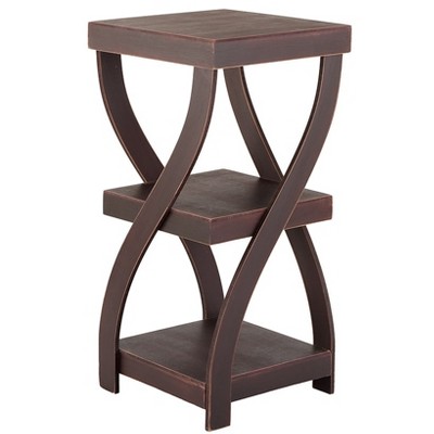 The Lakeside Collection Antique Finish Twisted Side Tables