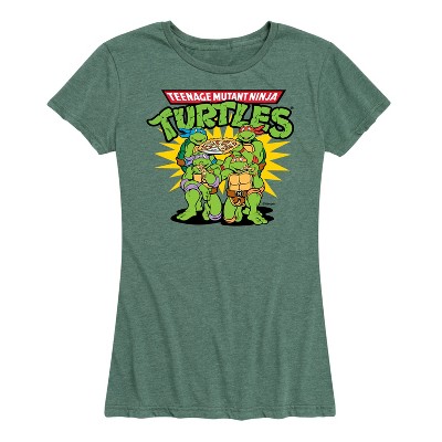 Women's - Teenage Mutant Ninja Turtles - Pizza Dudes Short Sleeve Graphic T-Shirt