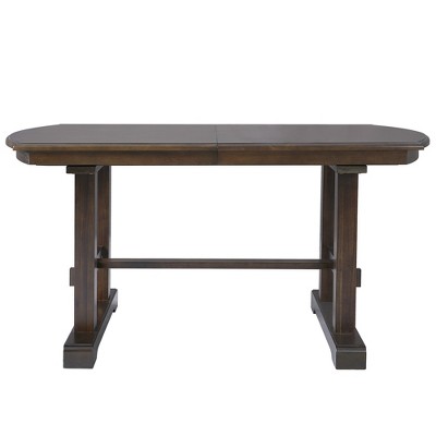 Maliang 60"-78" Extendable Dining Table with Removable Leaf, Large Expanding Table for 6 Person