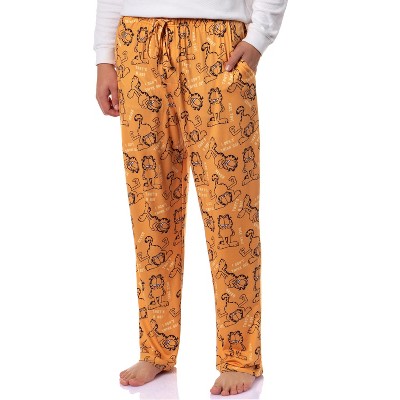 Garfield Men's I Don't Think So Tossed Print Sleep Pajama Pants For Adults