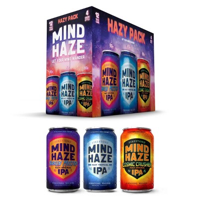 Firestone Walker Mind Haze Hazy Variety Pack - 12pk/12 fl oz Cans