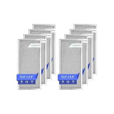Nispira Grease Filter Compatible with GE Microwave Range Hood WB06X10596, 8 Filters
