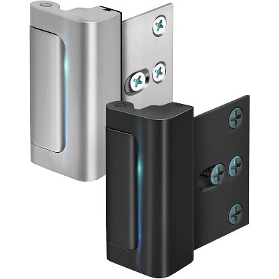 DOMETOUR Home Security Door Reinforcement Lock, Childproof Flip Latch for Kids Safety, Night Lock for Front Door