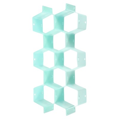 Unique Bargains Plastic Adjustable Space Saving Drawer Desk Organizers and Holders 16 Pcs