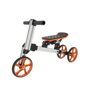 Whisen Modular Go-Kart Kit Kids' Gift, 20-in-1 Ride-On Toy & Balance Riding Bike with Stand Scooter and Building Kit Design - Orange