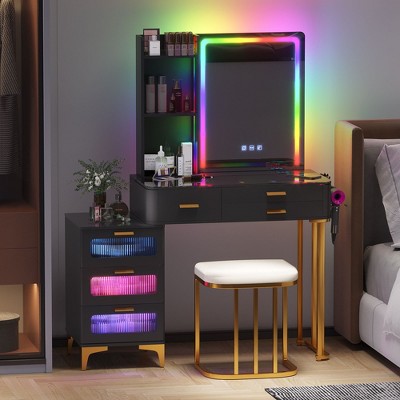 Vlsrka Makeup Vanity with LED Light