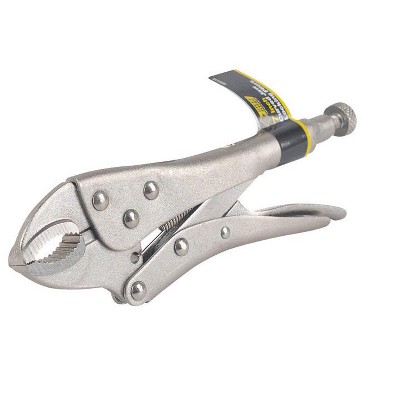 Steel Grip 7 in. Drop Forged Steel Curved Locking Pliers