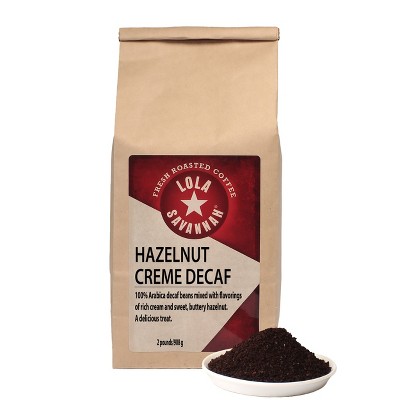Lola Savannah Hazelnut Crème Ground Decaf Coffee - 32oz