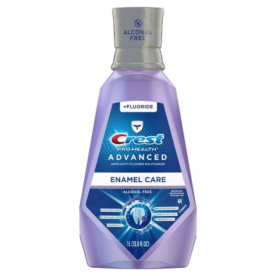 Crest Pro-Health Advanced Mouthwash, Alcohol Free, Enamel Care - 1 L